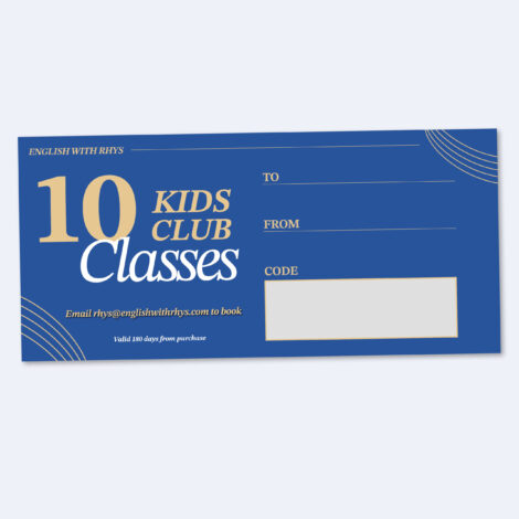 10 Kids Club classes