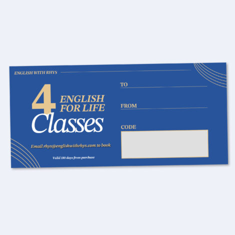 4 English for Life classes